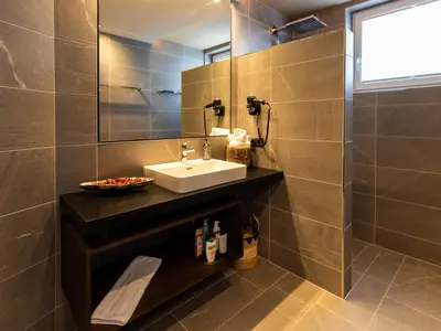 An- und Abreise Dusche