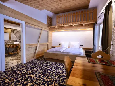 Apartment Enzian Schlafzimmer