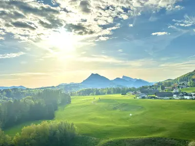 Ausblick vom Apartment Postplattler