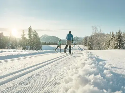 Langlaufen Ramsau Märchenwiese 004 © Peter Burgsta