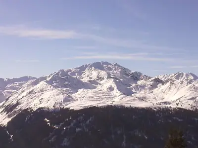 Blick auf die Gampertun-alpe