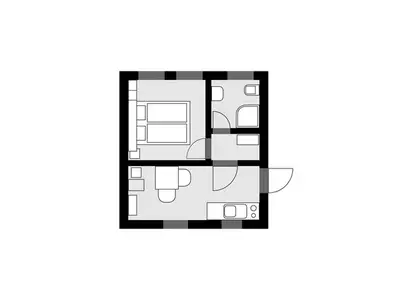 Ferienwohnung für 2 Personen (23 m²) in Königstein/Sächsische Schweiz 10/10