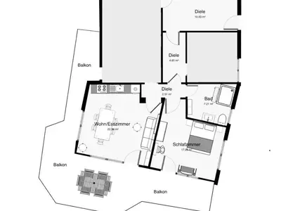 Am-Wiesental-Apartment für 2+1 Gäste