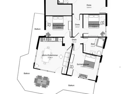 Am-Wiesental-Apartment für 6+1 Gäste