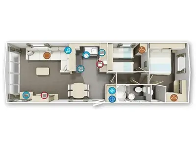 Ferienwohnung für 4 Personen (40 m²) in Mücheln (Geiseltal) 3/10