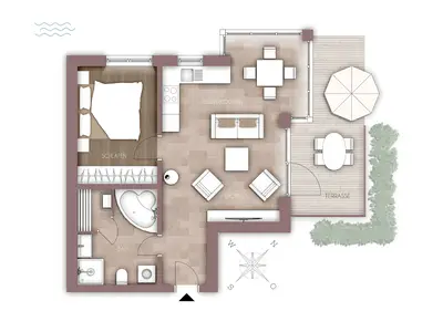 Ferienwohnung für 3 Personen (51 m²) 3/10