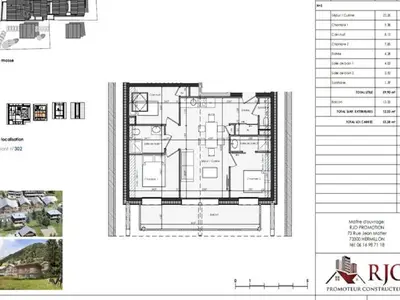 Ferienwohnung für 7 Personen (55 m²) in La Ville 8/10