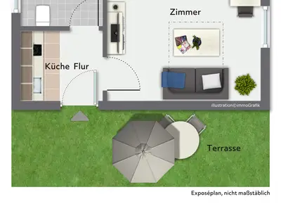 Ferienwohnung für 3 Personen (20 m²) in Bad Kleinen 3/10