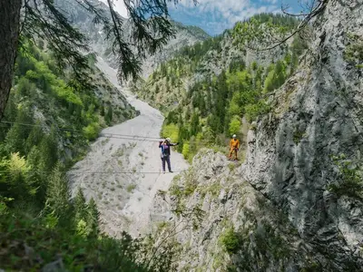 Klettersteig Valkastiel (c) Marie Rudigier - Monta
