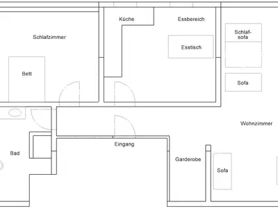Bullau | bü-Grundriss der Wohnung