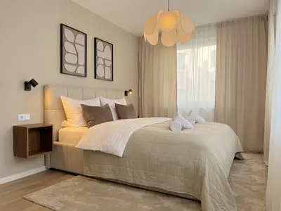 Die Schlafzimmer im Seestadt Appartment