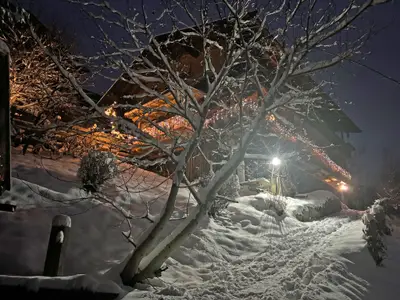 Außenseite Ferienhaus [Winter]