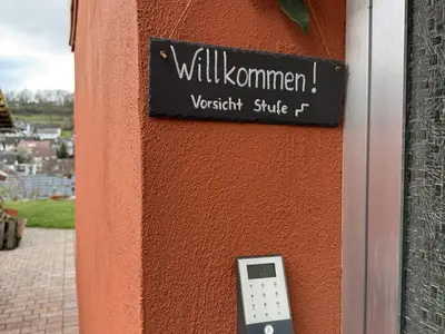 Eingang mit Türcode