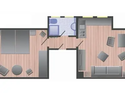Ferienwohnung für 4 Personen (45 m²) in Baltrum 9/10