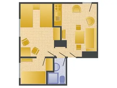 Ferienwohnung für 4 Personen (45 m²) in Baltrum 7/10