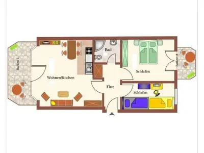 Ferienwohnung für 4 Personen (60 m²) in Cuxhaven 3/10