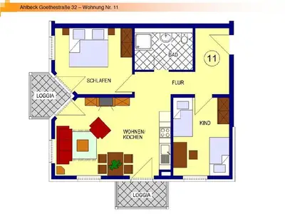Ferienwohnung für 5 Personen (65 m²) in Ahlbeck 7/7