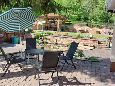 Ferienwohnung Hanna, Terrasse