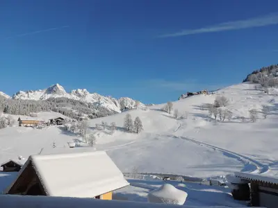 Ausblick Terrasse Winter