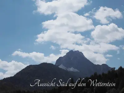 Aussicht Balkon Sued