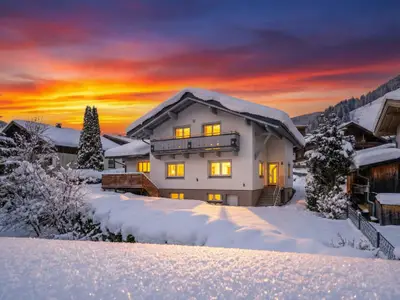 Außenseite Ferienhaus [Winter]