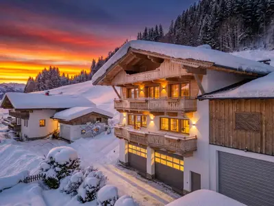 Außenseite Ferienhaus [Winter]