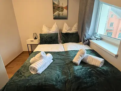 Schlafzimmer mit 140 x 200