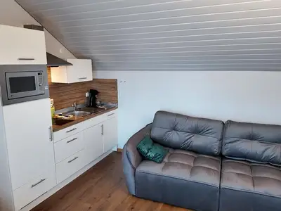 Wohnzimmer mit Schlafcouch 160 x 200