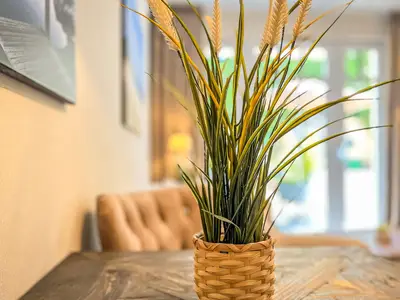 Dekoratives Detail im Essbereich