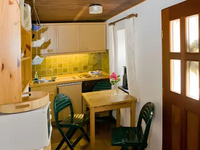 KITCHEN, INSIDE, OUTSIDE
