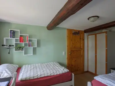 BEDROOM, INSIDE, OUTSIDE