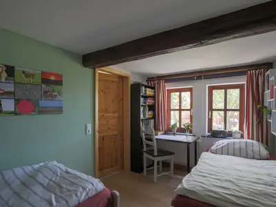 BEDROOM, INSIDE, OUTSIDE