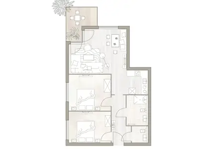 Ferienwohnung für 4 Personen (69 m²) in St. Peter-Ording 3/6