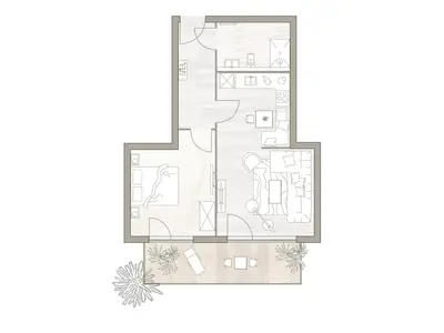 Ferienwohnung für 2 Personen (55 m²) in St. Peter-Ording 3/6