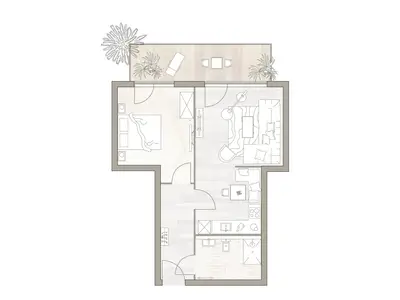 Ferienwohnung für 2 Personen (55 m²) in St. Peter-Ording 3/6