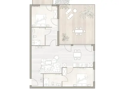Ferienwohnung für 4 Personen (101 m²) in St. Peter-Ording 3/6