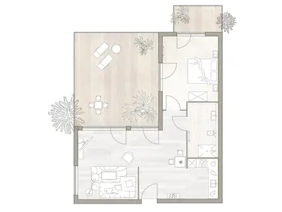 Ferienwohnung für 2 Personen (80 m²) in St. Peter-Ording 3/6