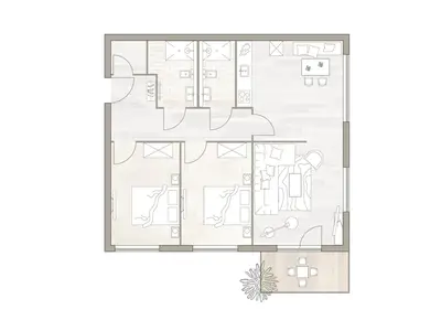 Ferienwohnung für 4 Personen (82 m²) in St. Peter-Ording 3/6