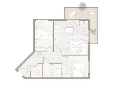 Ferienwohnung für 4 Personen (78 m²) in St. Peter-Ording 3/6