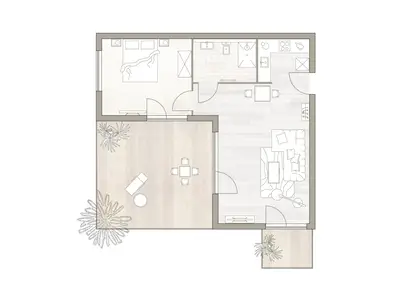 Ferienwohnung für 2 Personen (68 m²) in St. Peter-Ording 3/6