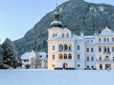 Außenseite Ferienhaus [Winter]