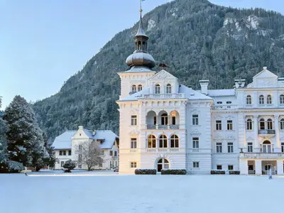Außenseite Ferienhaus [Winter]