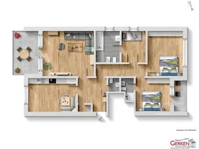 Ferienwohnung für 6 Personen (100 m²) in Steinmarne 7/8
