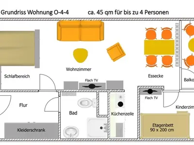 Ferienwohnung für 4 Personen (45 m²) in Heiligenhafen 3/10