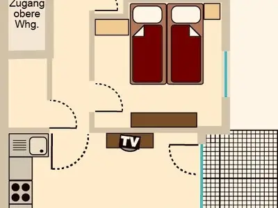 Ferienwohnung für 3 Personen (45 m²) in Born am Darß 9/10