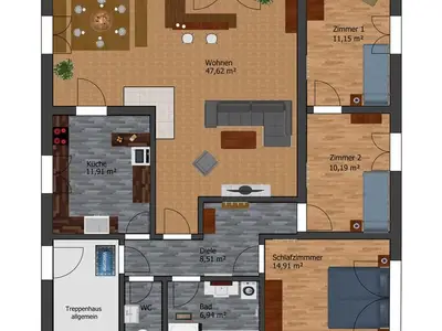 Ferienwohnung für 3 Personen (60 m²) in Gmund Am Tegernsee 3/10