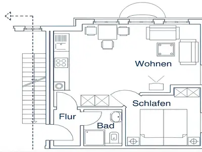 Ferienwohnung für 2 Personen (40 m²) in Bansin (Seebad) 9/9