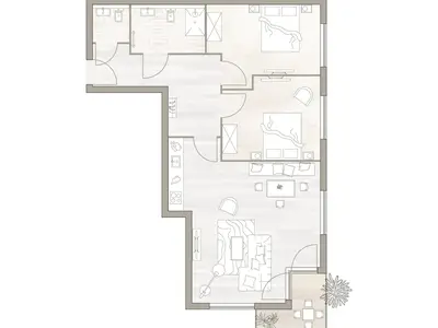 Ferienwohnung für 4 Personen (85 m²) in St. Peter-Ording 3/6