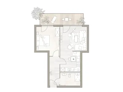 Ferienwohnung für 2 Personen (55 m²) in St. Peter-Ording 3/6