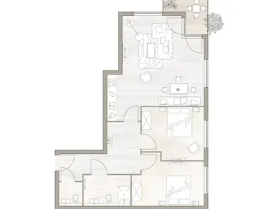 Ferienwohnung für 4 Personen (85 m²) in St. Peter-Ording 3/6